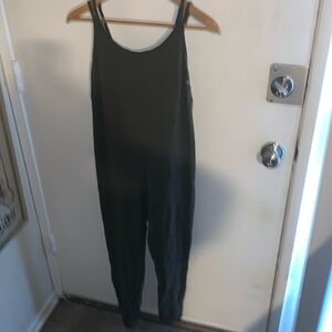 Game Womens greenSolid Sleeveless romper Jumpsuit XS